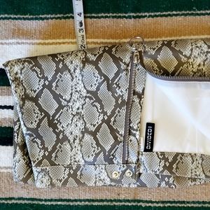 H&M Snake Print Skirt Sz S 2